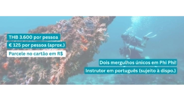 Mergulho em Phi Phi: batismo